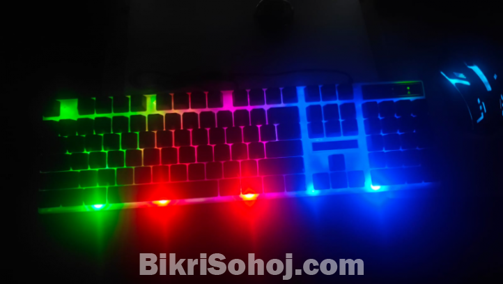 G21B wired keyboard and mouse combo